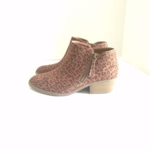 Leopard Animal Print  ankle Booties